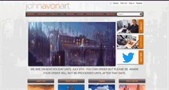 Desktop Screenshot of johnavonart.com